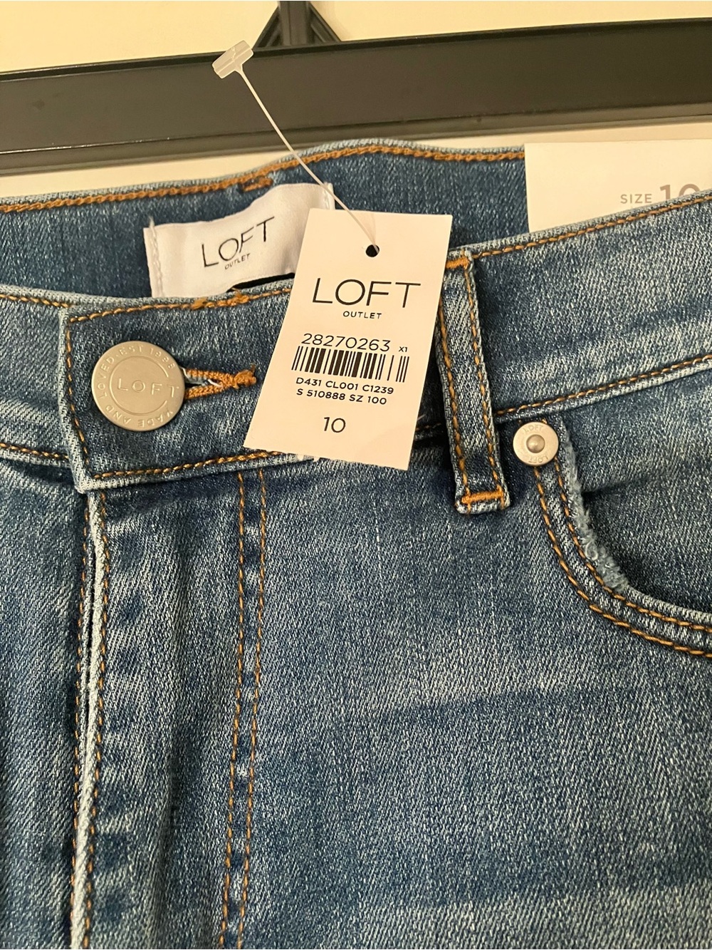 LOFT High Rise Skinny Jeans - Picture 2 of 5